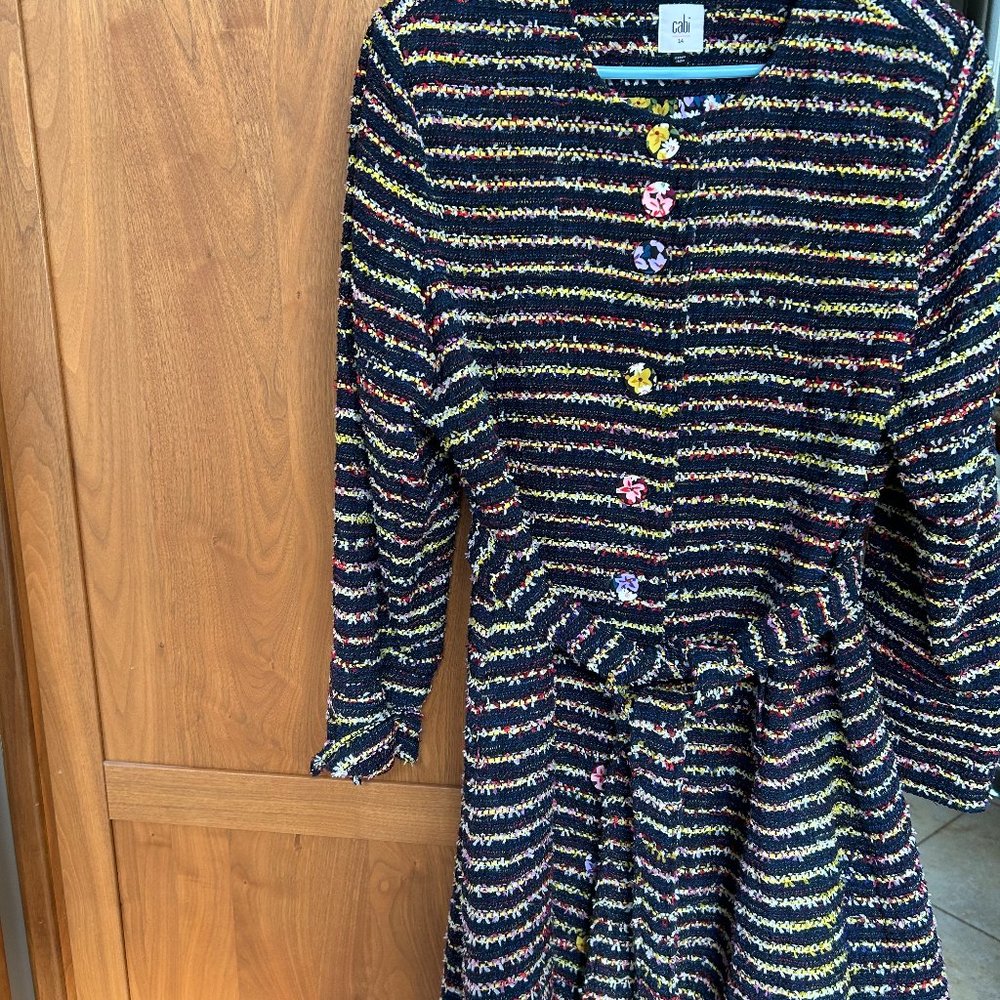 Cabi Headline Topper unique coat 14, NWT.